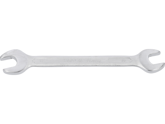  DOUBLE OPEN END SPANNER, POLISHED HEAD 16X17 MM