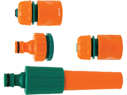 ''4 PCS BASIC HOSE SET WITH TAP ADAPTOR 3/4-1''