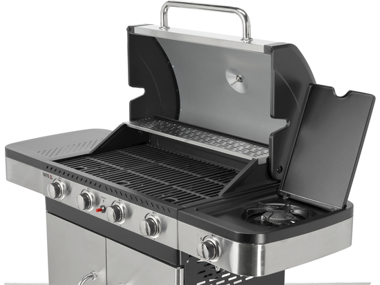 GRELHADOR A GÁS ZUSHI 4+1, AÇO INOXIDÁVEL 14,2KW