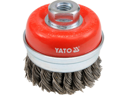 CUP BRUSH, TWIST INOX WIRE