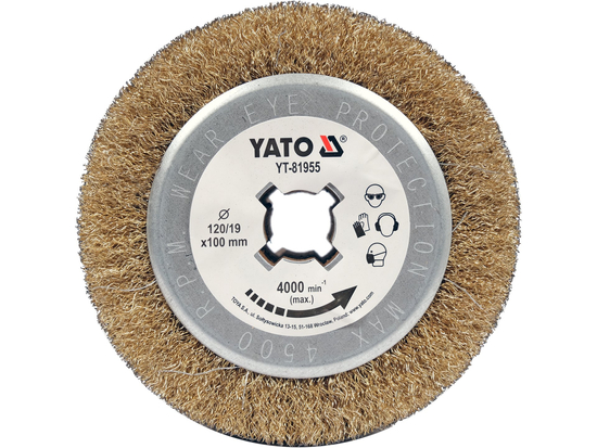 WIRE BRUSH FOR DRUM SANDER 120*100*19