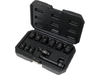 IMPACT SOCKET SET 1/2" 11PCS