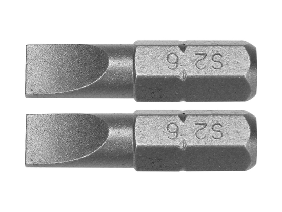 BITY 1/4"X25 MM, 6MM 2 SZT

