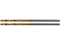 СВЕРДЛА ДЛЯ МЕТАЛУ HSS-TIN 1 ММ, 2 ШТ.