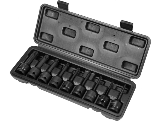 9 DB TORX ÜTVEZŐ KULCS KÉSZLET, 1/2''