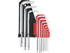  HEX KEY SET, BALL-SHAPED END 2-12 MM, 10 PCS