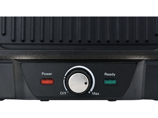 ELEKTROMOS GRILL 1600W, 28 X 17CM, HŐMÉRSÉKLET BEÁLLÍTÁS