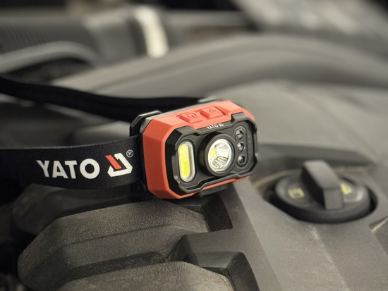 HEADLAMP 1000LM WITH MOTION DETECTOR