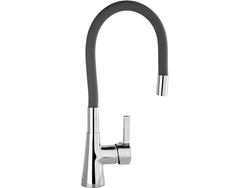 KITCHEN FAUCET DARK GRAY WITH FLEXIBLE SPOUT