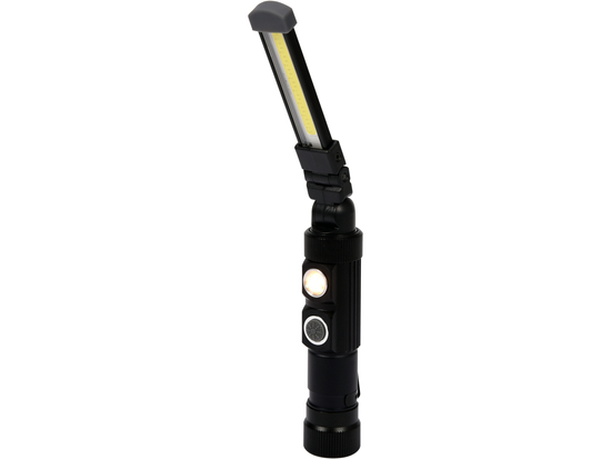 LAMPADA DA OFFICINA COB LED 3W 300LM, LI-ION 3.7V 600MAH, ALLUMINIO