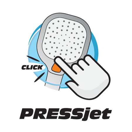 FUNKCIE MIMAS 3 SA MENÍ POMOCOU TLAČIDLA PRESS JET