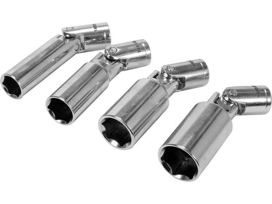 SWIVEL SPARK PLUG SOCKET SET 4 PCS