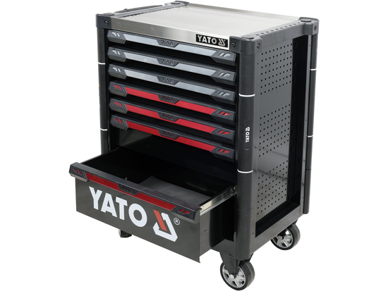 ARMOIRE DE SERVICE AVEC 7 TIROIRS AVEC SERRURE D'OUVERTURE