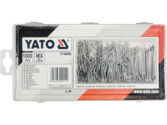 PINOS RETOS 1000 PCS. MISTURA DE TAMANHOS