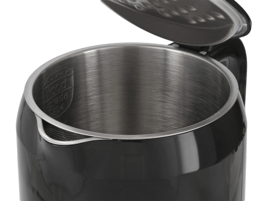 ELECTRIC KETTLE 1,7L, TEMPERATURE CONTROL, BLACK