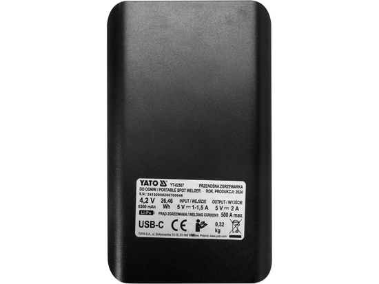 PORTATĪVAIS PUNKTS METINĀTĀJS 500A ŠŪNĀM AR POWERBAN FUNKCIJU 6300MAH