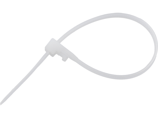 BANDES EN PLASTIQUE, 3,6X150MM, 100PCS, BLANCHES