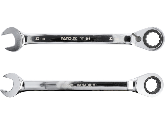 COMBINATION RATCHET WRENCH 22 MM