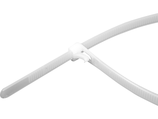 FASCE IN PLASTICA APRIBILI 7,6X200MM 50 PZ. BIANCO