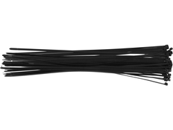 PLASTIKINĖS JUOSTOS 700X9.0 50VNT. JUODA