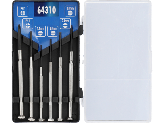 TOURNEVIS DE PRÉCISION, JEU DE 6 PCS.