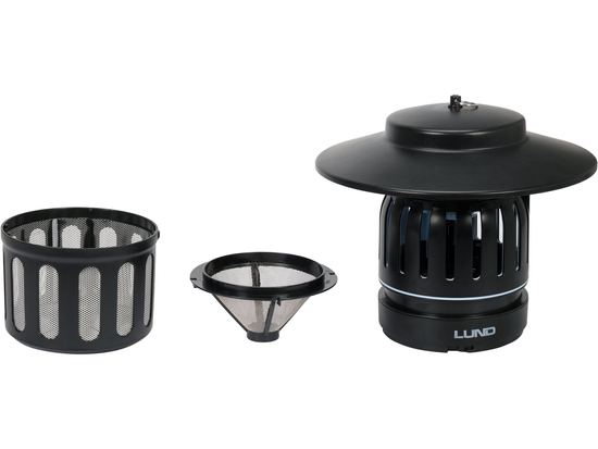 LAMPADA INSETTICIDA CON VENTOLA, UV-A 15W, IPX4