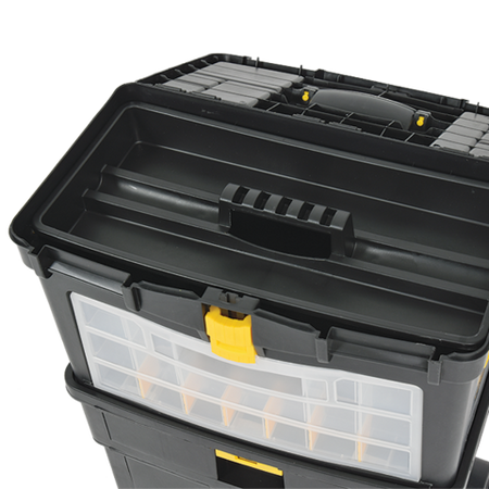 TROLLEY TOOL BOX WITH REMOVABLE ORGANIZER