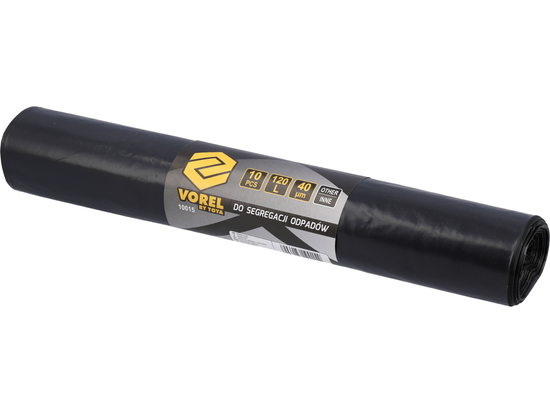 SACCHI PER RIFIUTI MISTI 120L 10PZ 40ꙠM