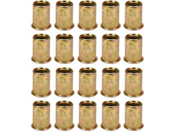 20 PCS M5 THREADED STEEL RIVET NUTS