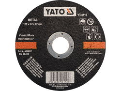 METALO PJOVIMO DISKAI 125X3,2X22 MM