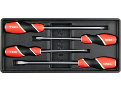 GO-THRU SCREWDRIVERS, 4PCS SET