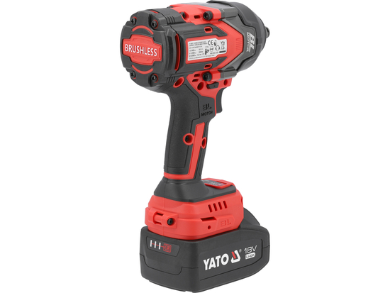 CHAVE DE IMPACTO 18V 1/2'' 1200NM (4AH; BMC) PARA PARAFUSOS M12-M24 COM MOTOR SEM ESCOVAS E AJUSTE DE TORQUE