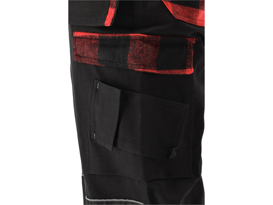 TAILLE DU PANTALON DE TRAVAIL AVEC BARRES D'ARMATURE STRETCH. S