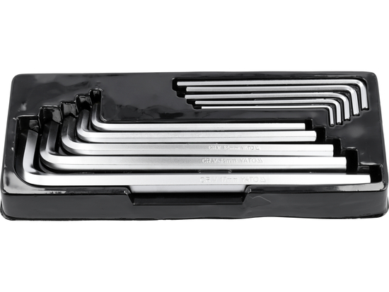 HEX KEY SET, LARGE 3-17 MM, 10 PCS