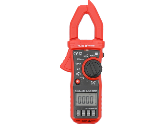 CLAMP MULTIMETER TRUE RMS AC/DC 10MA-1000A
