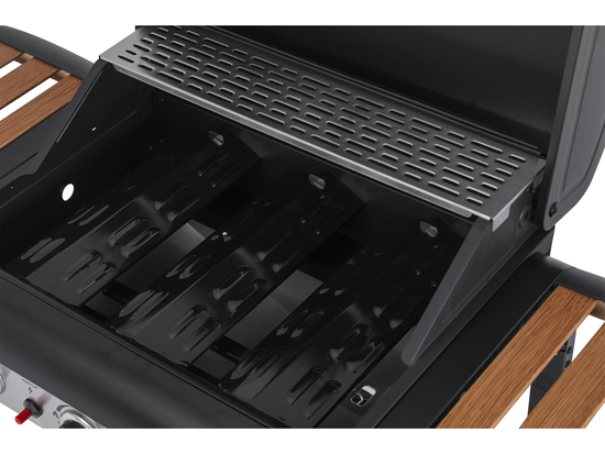 GAS GRILL NATORI, 3 BURNERS, 9KW, WOODEN