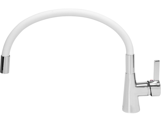 GRIFO PARA LAVABO CON CAÑO FLEXIBLE - 'FLEXIBLE' BLANCO