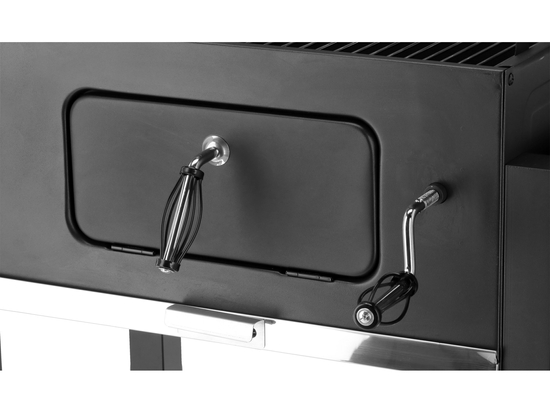 GRILL WĘGLOWY DELUXE Z WĘDZARNIĄ