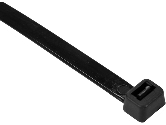 BANDES EN PLASTIQUE 350X7,6 50PCS. NOIR