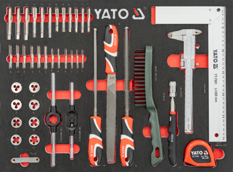 SERVICE TOOL CABINET WITH TOOLS, 7 DRAWERS 211PCS