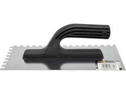 FRATTONE INOX PER INTONACO INOX 270 X 125 MM DENTI 8 X 8 MM