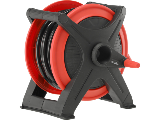 FREE STANDING AND WALL MOUNTED HOSE REEL SET 30M