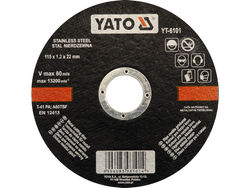 DISCHI DA TAGLIO IN ACCIAIO INOX 115X1,2X22 MM / 5 PZ.