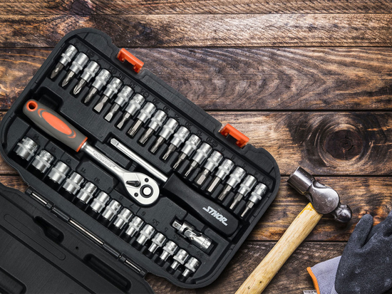 JEU D'OUTILS 1/4'' 38PCS. XS