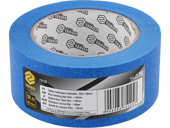 NASTRO PER MASCHERATURA BLU 50M/48MM