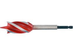 BROCA PARA MADEIRA DE 4 LÂMINAS 28MM HEX.