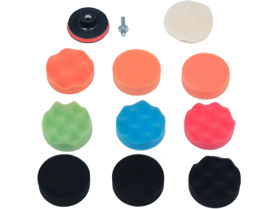 CONJUNTO DE POLIMENTO 80 MM, M10 / 12 PCS.