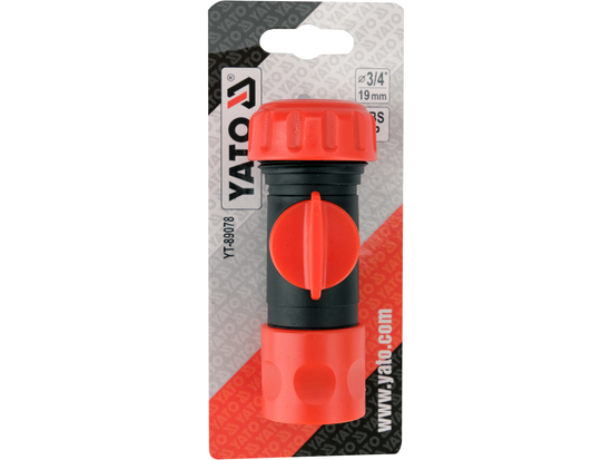 GYORSCSATLAKOZÓ 3/4" SZELEPEVEL