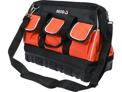 BOLSA PARA HERRAMIENTAS 16'' CON FONDO DE GOMA, 15 BOLSILLOS