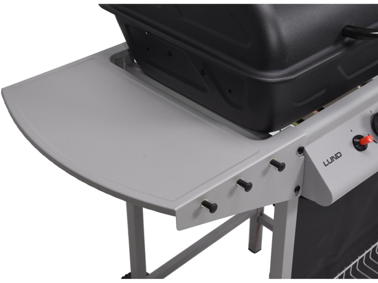 GRIGLIA A GAS PER CUCINA, 2 FUOCHI, 5,5 KW